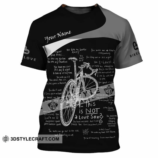 Unisex Shirt - Custom Bike Love 3D Shirt style option 4