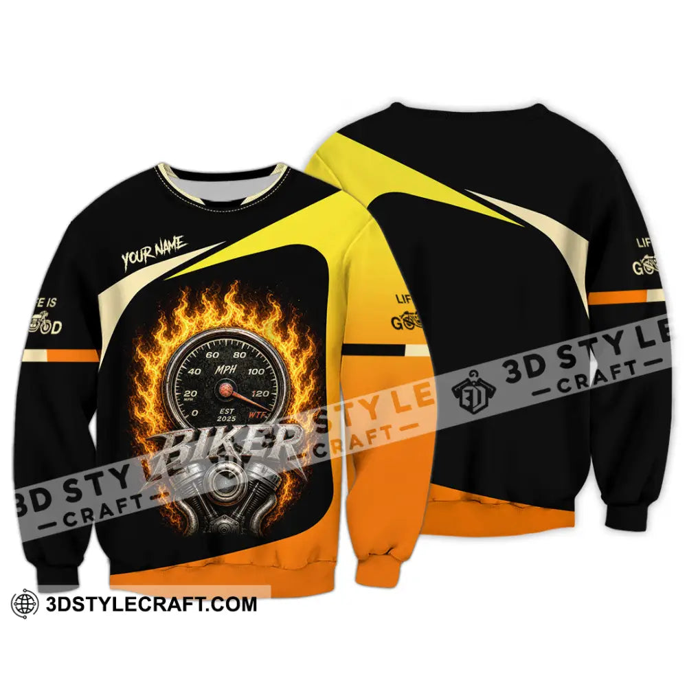 Unisex Shirt - Custom Biker Shirt - Long Sleeve / S - T-shirt