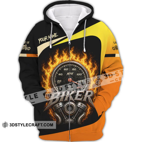 Unisex Shirt - Custom Biker Shirt style option 3