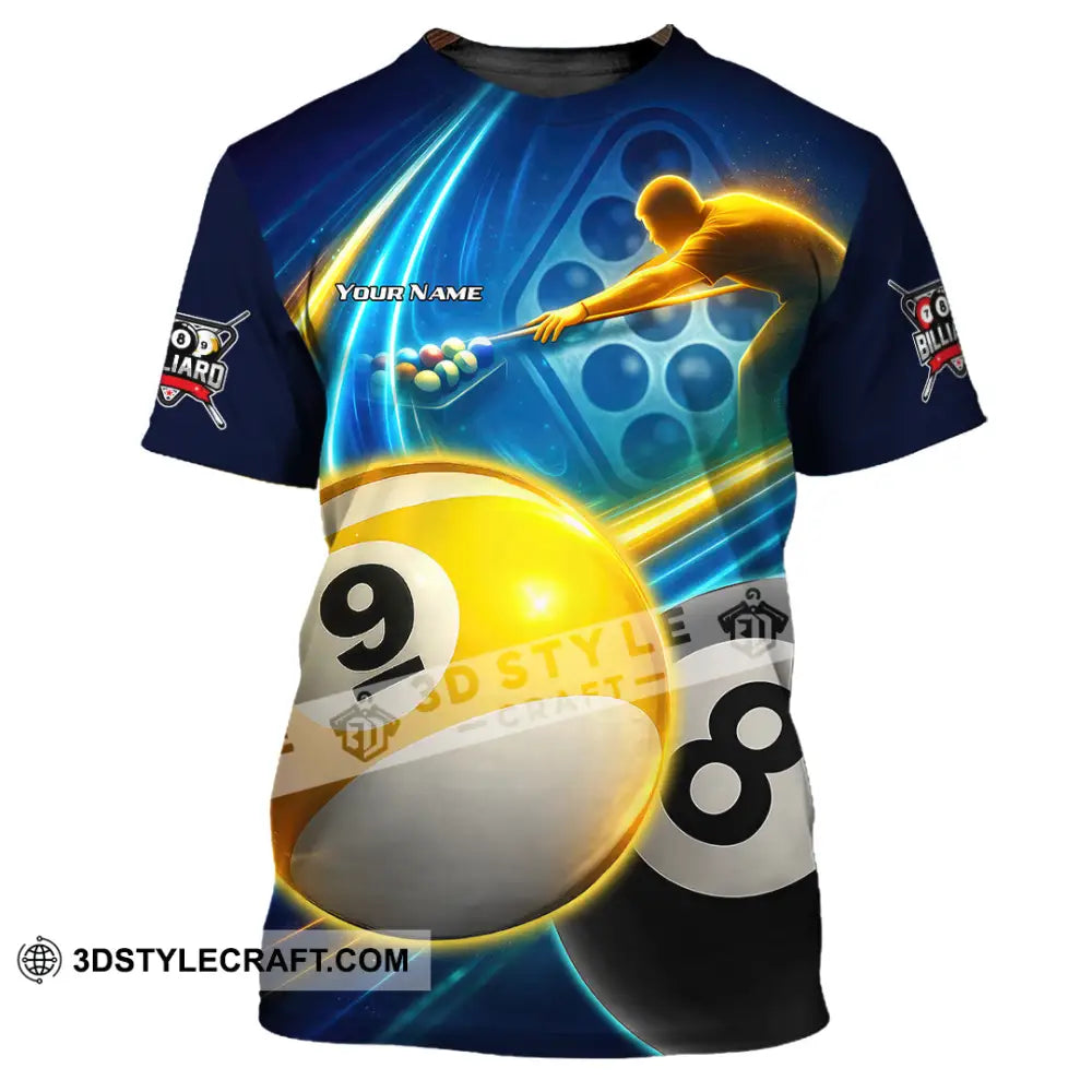 Unisex Shirt - Custom Billiard 3D Shirt T-Shirt / S T-shirt