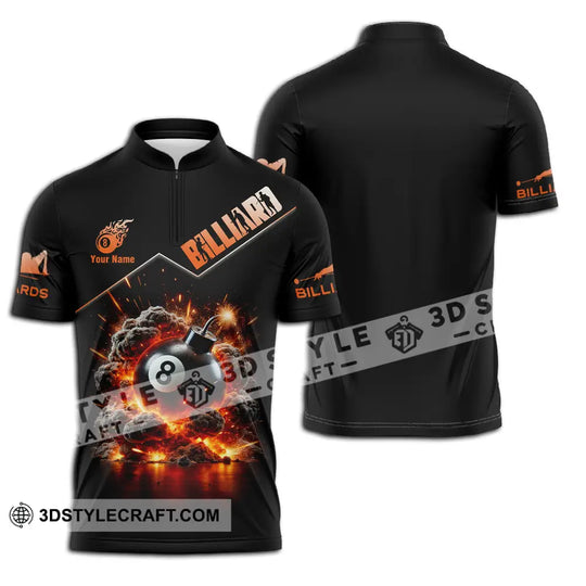 Unisex Shirt - Custom Billiards Lover 3D Shirt style option 2