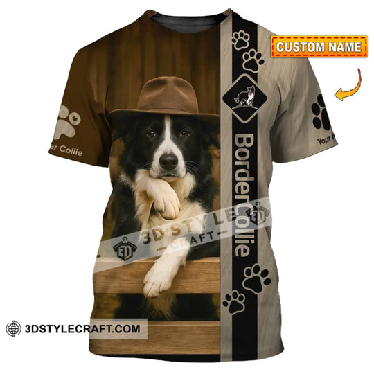 Unisex Shirt - Custom Border Collie Shirt style option 1