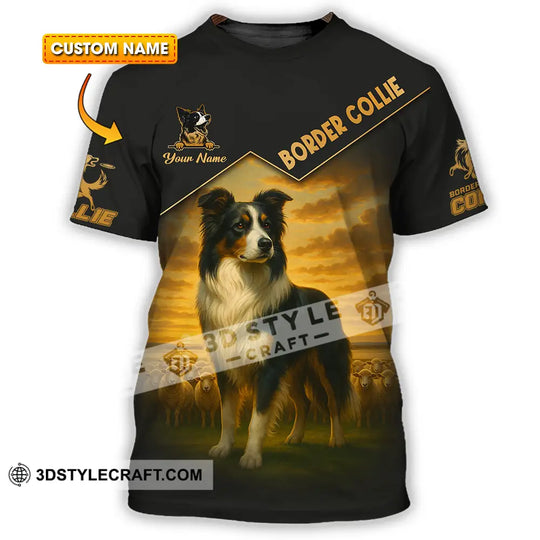 Unisex Shirt - Custom Border Collie Shirt style option 1