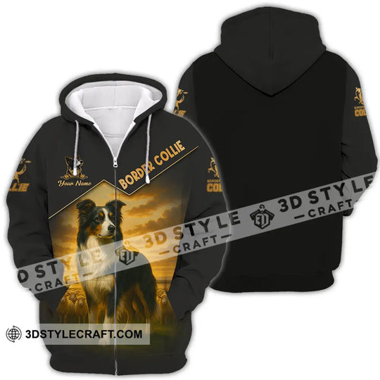 Unisex Shirt - Custom Border Collie Shirt style option 4