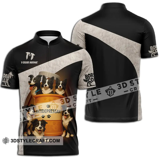 Unisex Shirt - Custom Border Collie Shirt style option 2