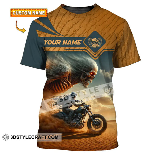 Unisex Shirt - Custom Born To Ride, Riding Lover Shirt style option 1