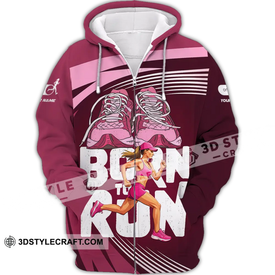 Unisex Shirt - Custom Born To Run 3D Shirt style option 3