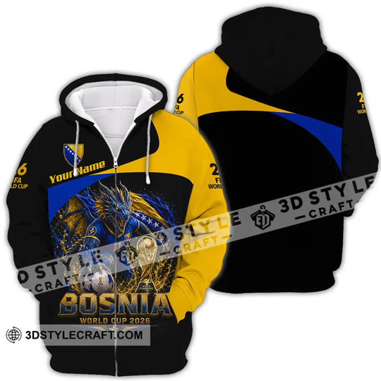 Unisex Shirt - Custom Bosnia World Cup 2026 Shirt style option 4