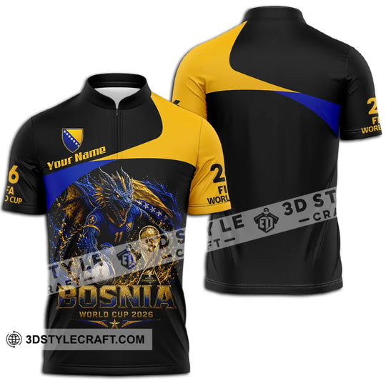 Unisex Shirt - Custom Bosnia World Cup 2026 Shirt style option 2