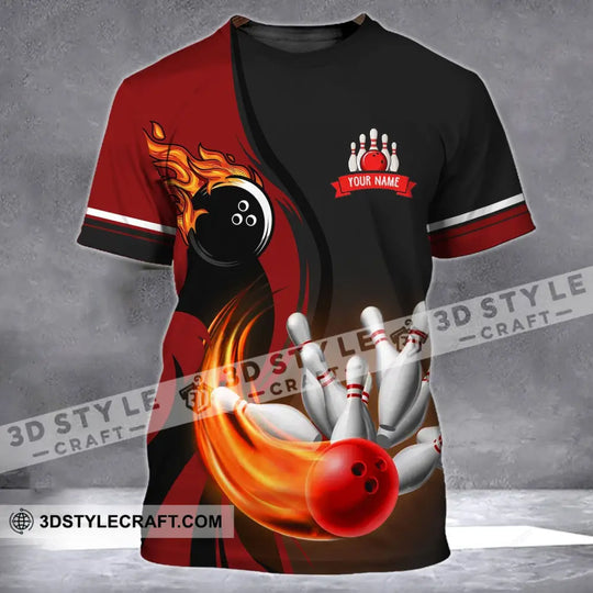 Unisex Shirt - Custom Bowling Name T-Shirt, Bowling Player style option 2