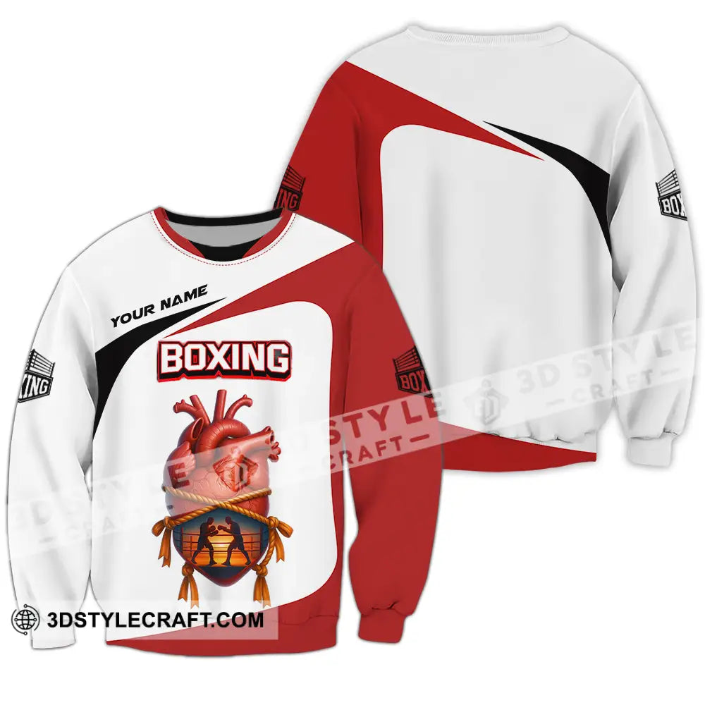 Unisex Shirt - Custom Boxing 3D Shirt Long Sleeve / S T-shirt
