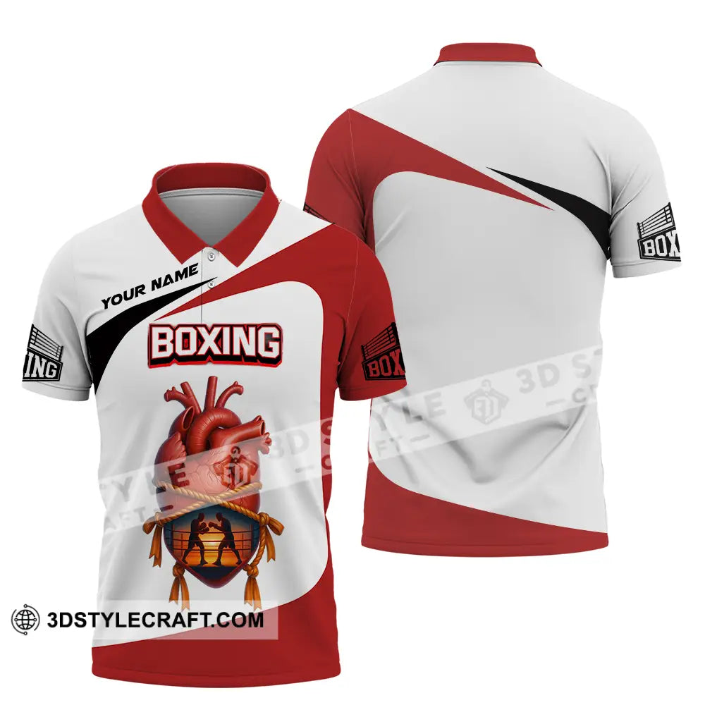 Unisex Shirt - Custom Boxing 3D Shirt Polo Shirt / S T-shirt
