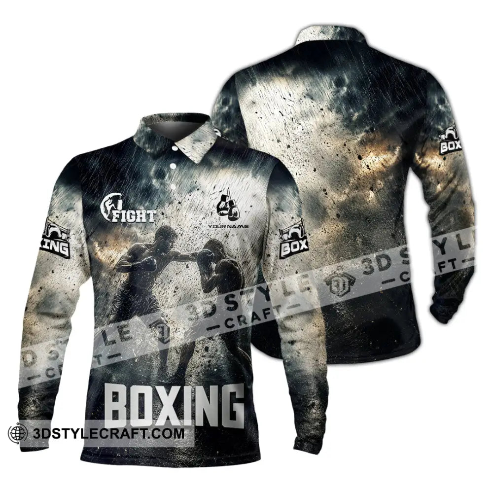 Unisex Shirt - Custom Boxing Shirt - Long Sleeve Polo / S - T-shirt