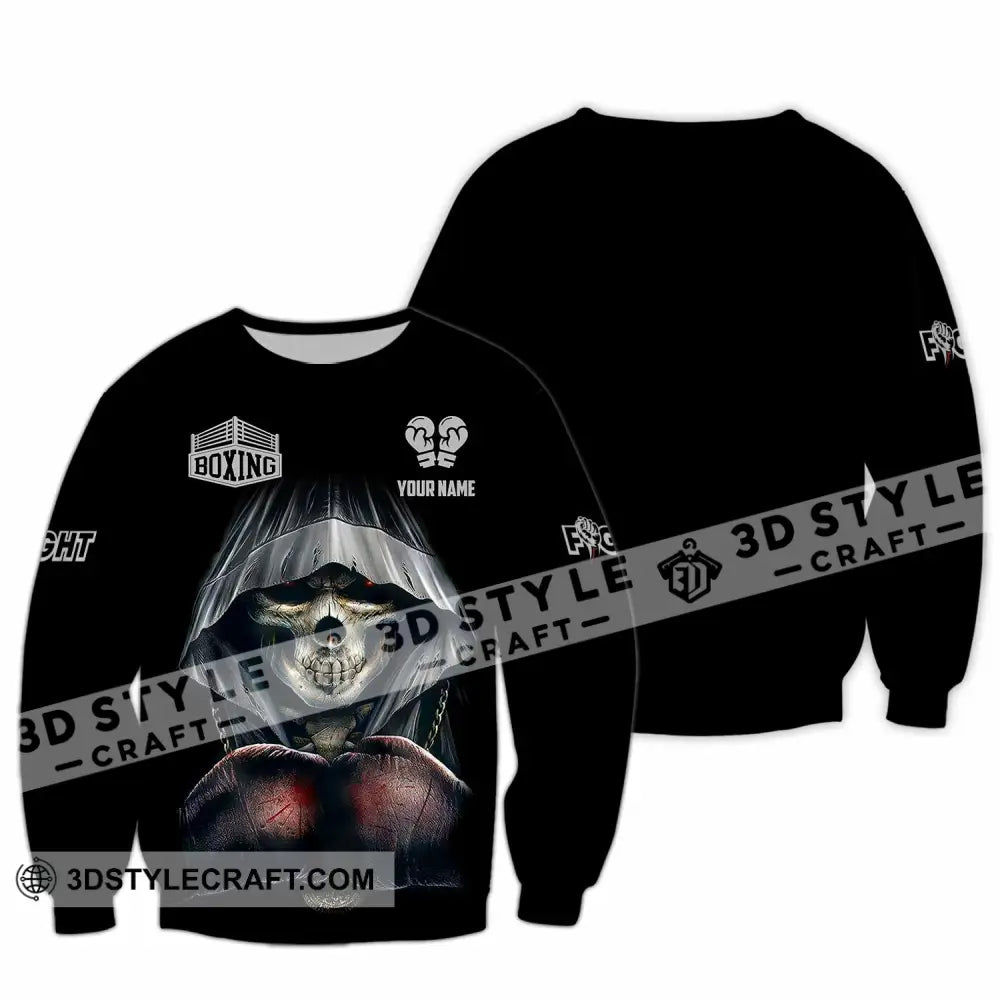 Unisex Shirt - Custom Boxing Shirt Long Sleeve / S T-shirt