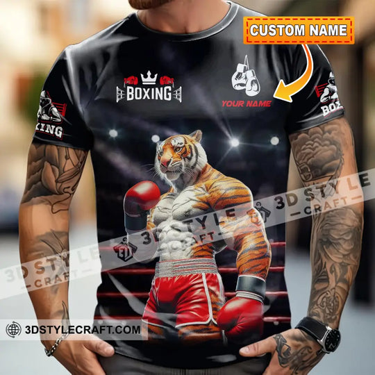 Unisex Shirt - Custom Boxing Tiger Shirt style option 1