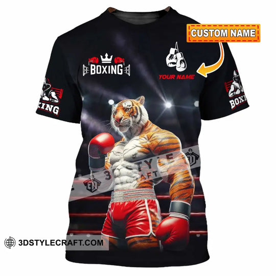Unisex Shirt - Custom Boxing Tiger Shirt style option 2