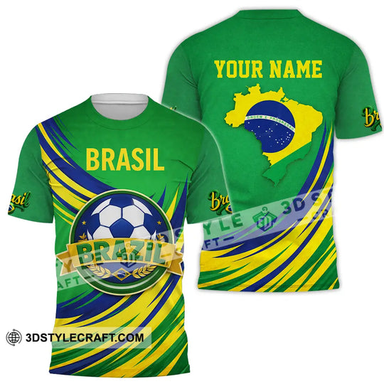Unisex Shirt - Custom Brasil 3D Shirt style option 2