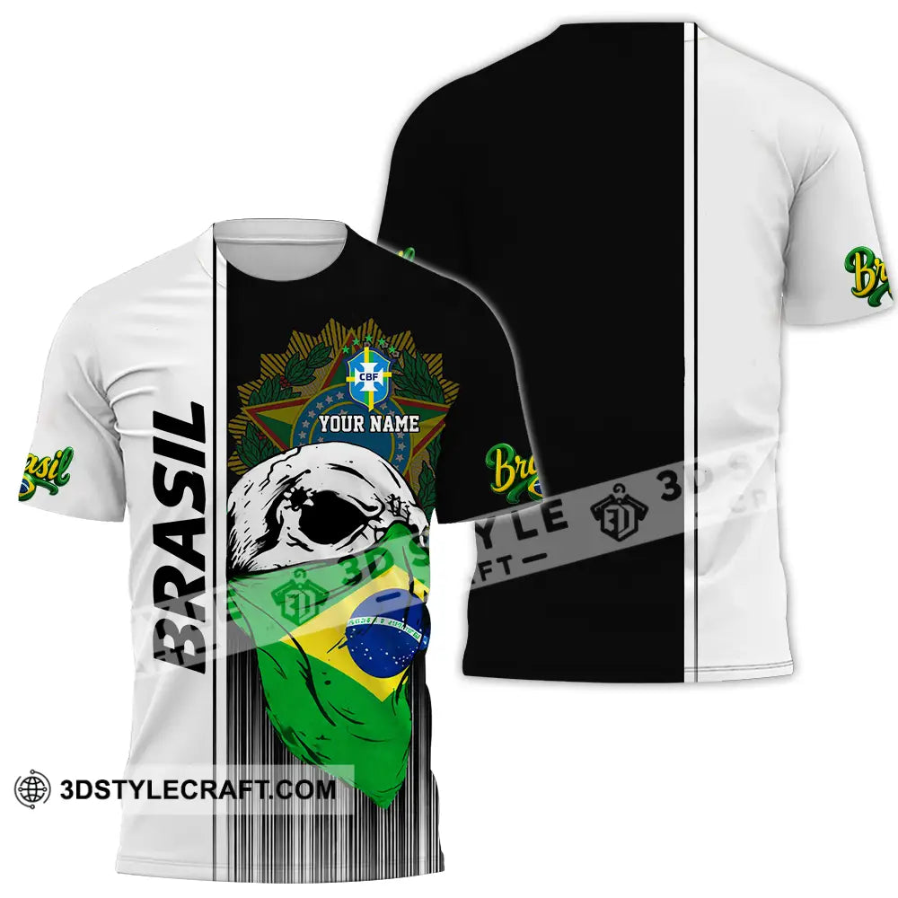 Unisex Shirt - Custom Brasil 3D Shirt T-Shirt / S T-shirt