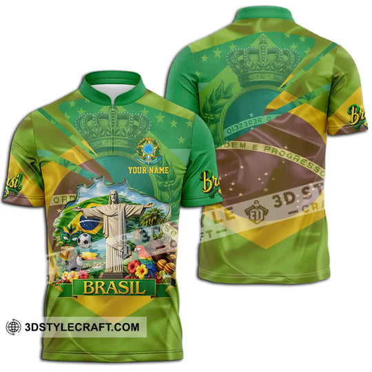Unisex Shirt - Custom Brasil 3D Shirt style option 3