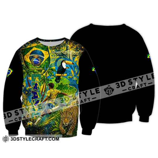 Unisex Shirt - Custom Brasil World Cup 2026 3D Shirt style option 3