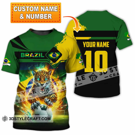 Unisex Shirt - Custom Brazil 3D Shirt style option 1