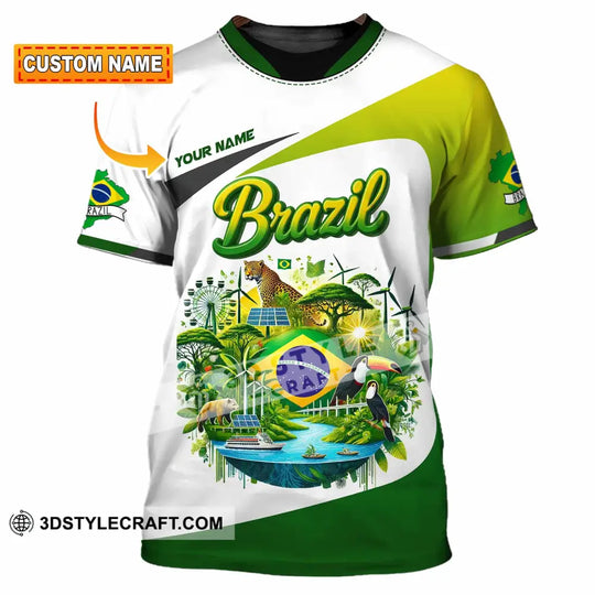 Unisex Shirt - Custom Brazil 3D Shirt style option 1