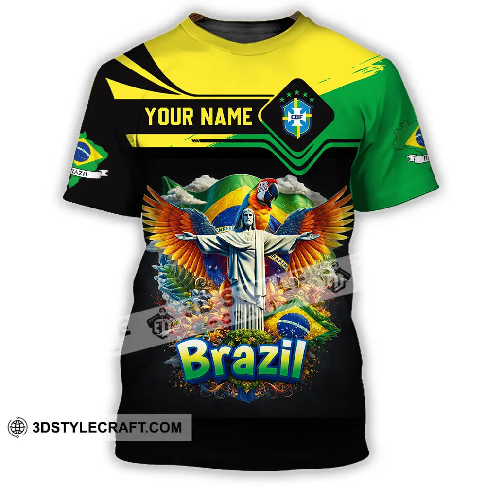 Unisex Shirt - Custom Brazil 3D Shirt T-Shirt / S T-shirt