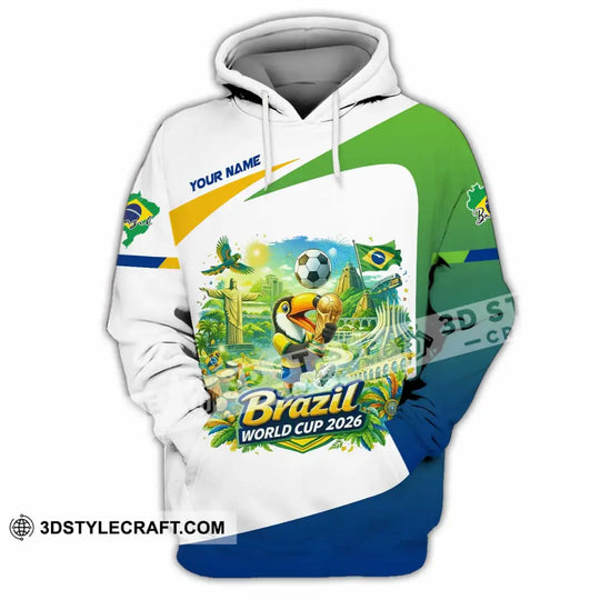 Unisex Shirt - Custom Brazil Fifa World Cup 2026 3D Shirt style option 3