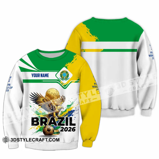 Unisex Shirt - Custom Brazil Fifa World Cup 2026 3D Shirt style option 2