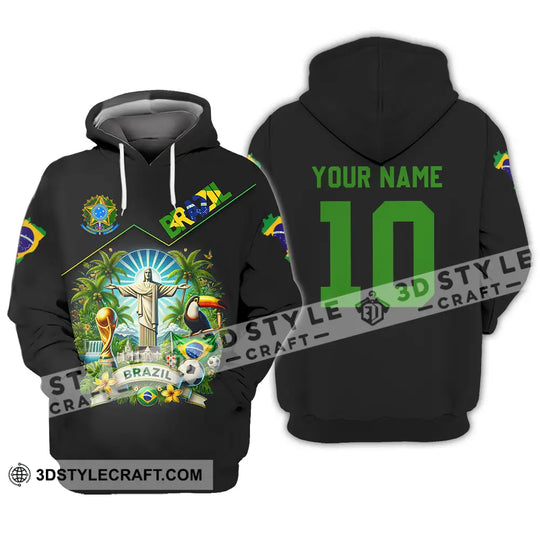 Unisex Shirt - Custom Brazil World Cup 2026 3D Shirt style option 3
