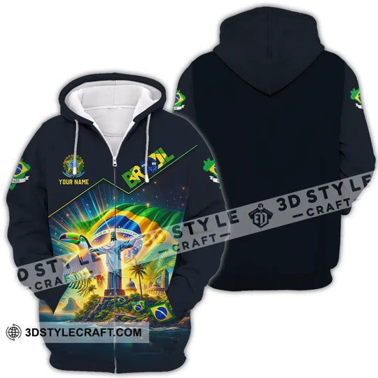 Unisex Shirt - Custom Brazil World Cup 2026 3D Shirt style option 4