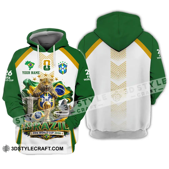 Unisex Shirt - Custom Brazil World Cup 2026 Shirt style option 3