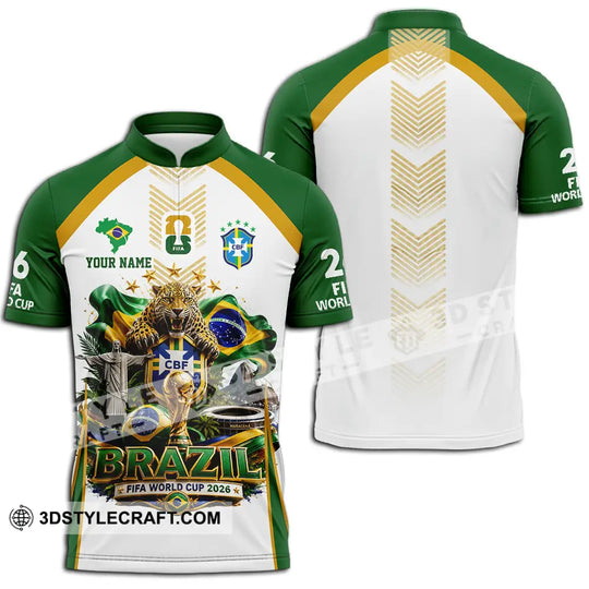 Unisex Shirt - Custom Brazil World Cup 2026 Shirt style option 2