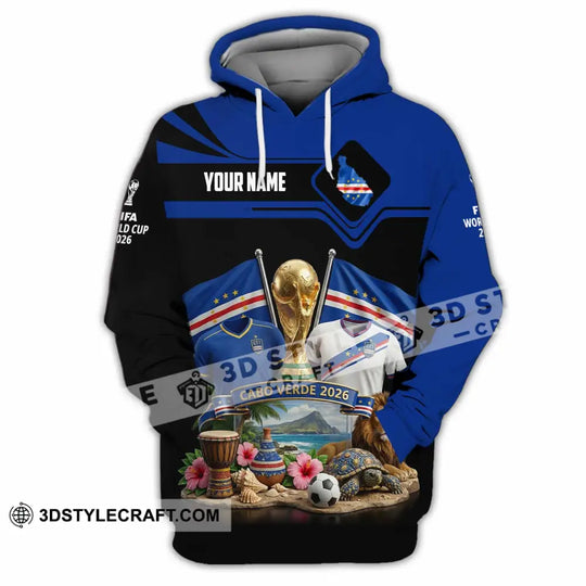 Unisex Shirt - Custom Cabo Verde World Cup 2026 3D Shirt style option 3