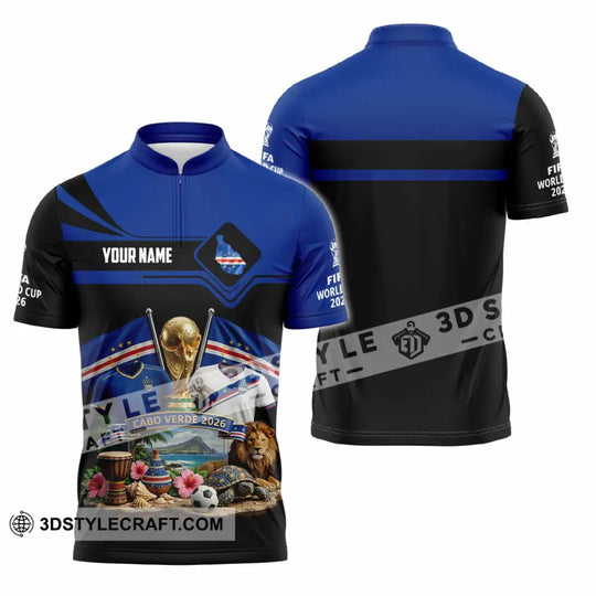 Unisex Shirt - Custom Cabo Verde World Cup 2026 3D Shirt style option 2