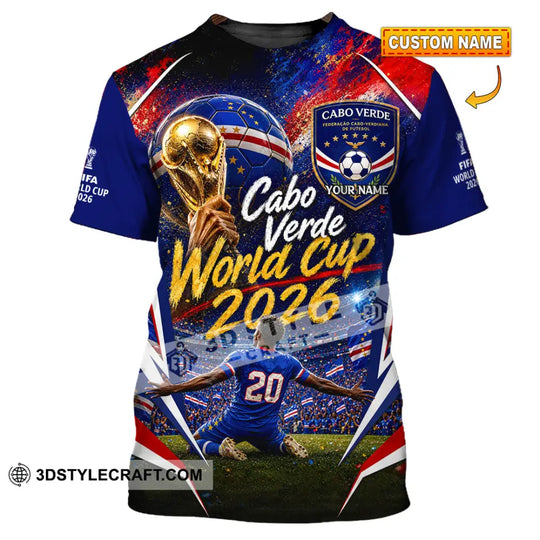 Unisex Shirt - Custom Cabo Verde World Cup 2026 Shirt style option 1