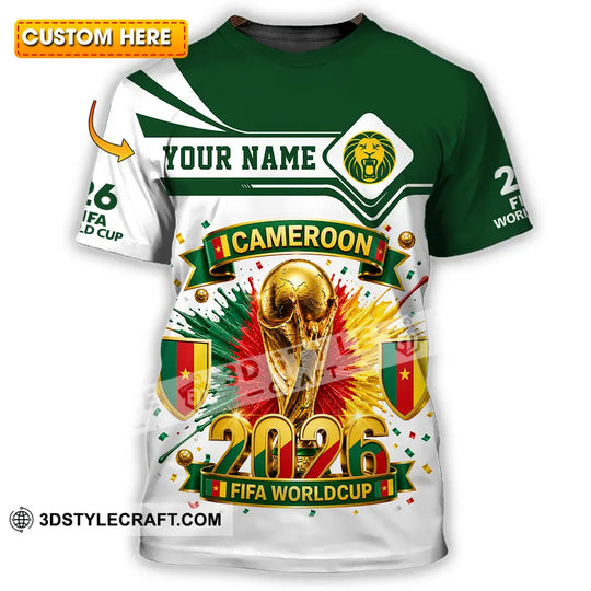 Unisex Shirt - Custom Cameroon World Cup 2026 Shirt style option 1