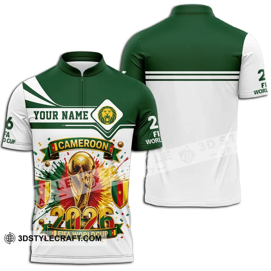 Unisex Shirt - Custom Cameroon World Cup 2026 Shirt style option 2