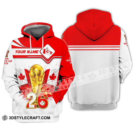 Unisex Shirt - Custom Canada World Cup 2026 3D Shirt style option 4