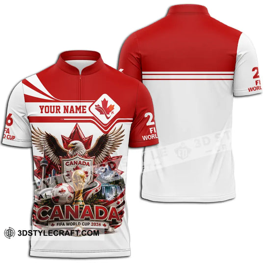 Unisex Shirt - Custom Canada World Cup 2026 Shirt style option 2