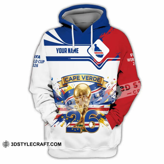 Unisex Shirt - Custom Cape Verde FIFA World Cup 2026 3D Shirt style option 4