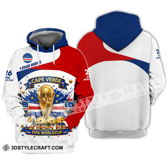 Unisex Shirt - Custom Cape Verde World Cup 2026 3D Shirt style option 3