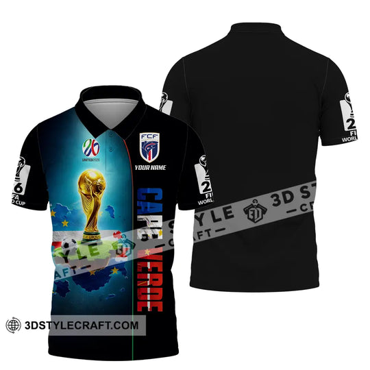 Unisex Shirt - Custom Cape Verde World Cup 2026 3D Shirt style option 3