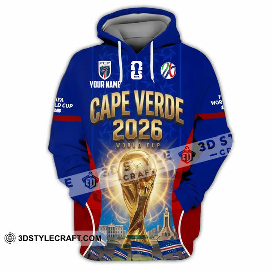 Unisex Shirt - Custom Cape Verde World Cup 2026 Shirt style option 3