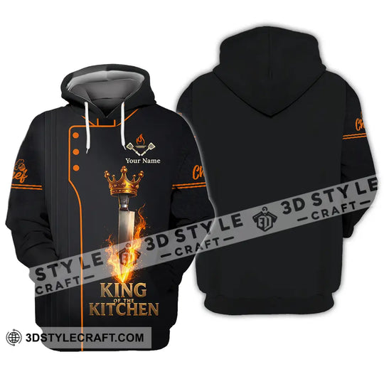 Unisex Shirt - Custom Chef King Kitchen 3D Shirt style option 3