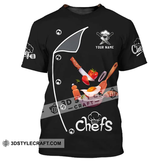 Unisex Shirt - Custom Chef Name Shirt - Chef Shirt - Chef Name, Gift For Kitchen Lover, Gift For Chefs style option 2