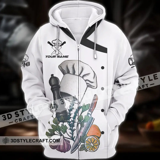 Unisex Shirt - Custom Chef Name T-Shirt, Hat And Vegetable In Kitchen Shirt style option 2