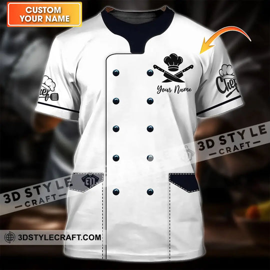 Unisex Shirt - Custom Chef Name T-Shirt, Kitchen Shirt style option 1