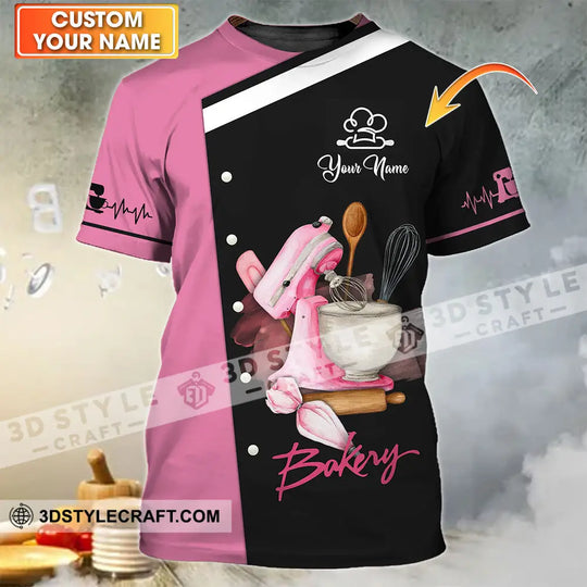 Unisex Shirt - Custom Chef Name T-Shirt, Kitchen Making Cake Shirt style option 1