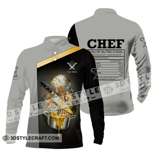 Unisex Shirt - Custom Chef Valor Nutricional Shirt style option 3